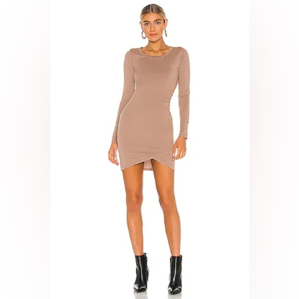Revolve  | Bobi Los Ángeles- Supreme Jersey Ruched Bodycon Mini Dress